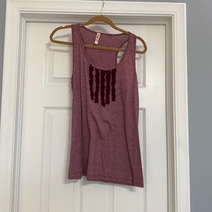 Pink Lotus racerback tank